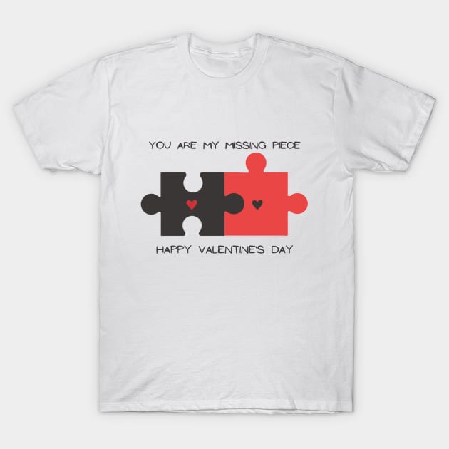 Puzzle Missing Piece T-Shirt by ddesing